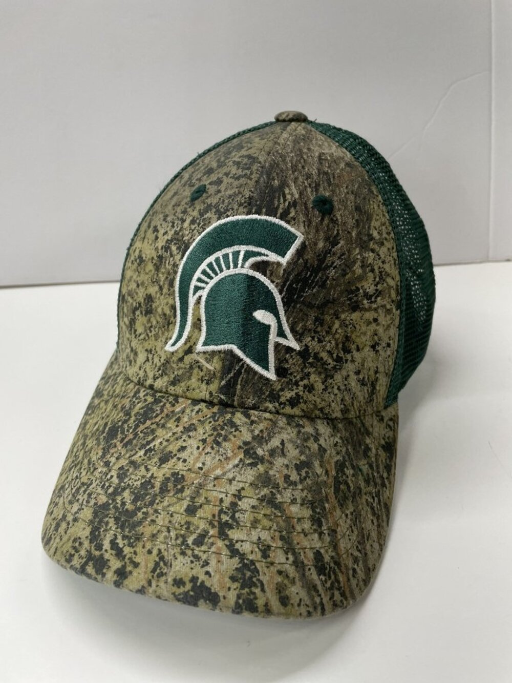 Vintage Captivating Headwear Green Mesh Camp Michigan State Hat - Picture 2 of 9